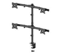 Supporto monitor TV scrivania ( 8 Kg ) VESA 100 x 100 MULTIBRACKETS Deskmount Basic Quad Black MB3316