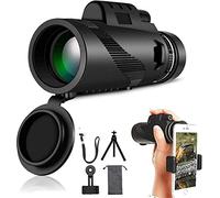 Supporto monoculare e veloce per smartphone, 12 x 50 mm, prisma impermeabile per bird watching, concerti, campeggio, giochi con la palla