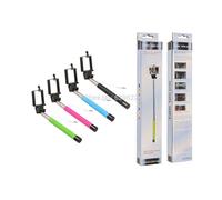 SUPPORTO MONOPOD GR-2 ASTA ALLUNGABILE SMARTPHONE CELLULARE FOTO SELFIE PULSANTE