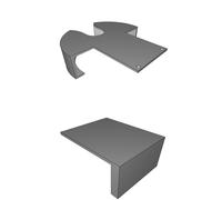 Supporto Montaggio Letto per Telecomando Philips Hue Staffa Parete Holder 3D