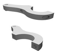 Supporto Montaggio Luce Lupine SL SF per Bosch Nyon 2 Computer Bici Stampa
