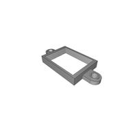 Supporto Montaggio Superficie per Mini Rocker Switch 19x12.5x11mm Pannello 3D