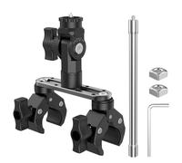 Supporto morsetto granchio regolabile doppia testa per DJI OsmoAction con adatta