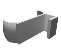 Supporto Morsetto Parete per Google Home Nest Mini Ikea Pannello 23mm Staffa