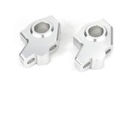 Supporto Morsetto Riser Manubrio Per Suzuki Per B-King 2007 2008 2009 2010 2011 2012 22mm 7/8" Motocicletta Offset Manubrio Riser Estensione Montaggio Spostato Indietro(Gloss Silver)