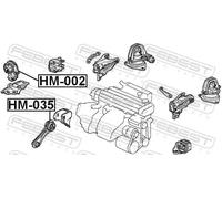 FEBEST HM-035 Supporto motore