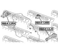FEBEST NM-K12RH Supporto motore