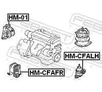 FEBEST HM-CFAFR Supporto motore