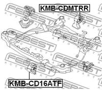 Supporto motore anteriore KMB-CD16ATF FEBEST per KIA HYUNDAI