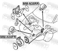 FEBEST MM-N38FR Supporto motore