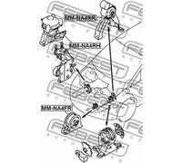 FEBEST MM-NA4FR Supporto motore