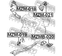 FEBEST MZM-019 Supporto motore