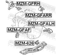 FEBEST MZM-GFAF Supporto motore