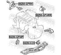 FEBEST MZM-GFMF Supporto motore