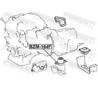 Febest Supporto motore anteriore BZM-164F per Mercedes-Benz Classe M W164 / GL X164