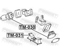 Supporto motore anteriore TM-030 FEBEST per TOYOTA LEXUS