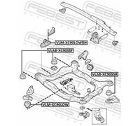Febest Supporto motore VLM-XC90LOWRH Dx in basso per Volvo XC90 I