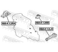 FEBEST Supporto motore