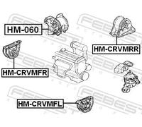 Motore Posteriore Adatto A per Honda OE: 50810-ST7-000 OE zu Vergl 50810-ST7-00