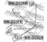 Motore Posteriore Adatto A per Mitsubishi OE: MR102115 OE zu Vergl MR102115 Post