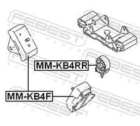 Motore Posteriore Adatto A per Mitsubishi OE: 3204A005 OE zu Vergl 3204A005 Post