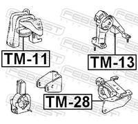 FEBEST TM-13 Supporto motore