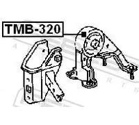 Supporto motore posteriore TMB-320 FEBEST per TOYOTA CARINA E VI Tre volumi
