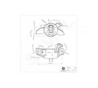 Supporto Motore Sinistro Per Hyundai Accent III IV V Solaris A Tre Volumi