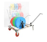 Supporto multidirezionale gestione dei cavi giradischi, supporto rulli for la gestione cavi del giradischi, for una facile erogazione stoccaggio nell'industria elettrica(3 trays)