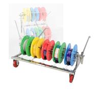 Supporto multidirezionale gestione dei cavi giradischi, supporto rulli for la gestione cavi del giradischi, for una facile erogazione stoccaggio nell'industria elettrica(5 trays)