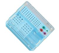 Supporto multifunzionale per dentisti con supporto integrato e copertura trasparente per l'organizzazione sterilizzabile nell'impostazione dentale con copertura trasparente