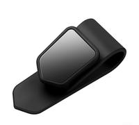 Supporto multifunzionale per occhiali da sole per veicoli, progettato per riporre e proteggere in modo sicuro gli occhiali, si adatta alla maggior parte delle auto e SUV per un uso comodo (nero)