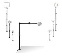 Supporto multifunzione per fotocamera DSLR, supporto per video DSLR, compatibile con videocamera, webcam, iPhone, Samsung, pannelli leggeri, per Manicure, pasticceria, ceramica, trucco, corsi online