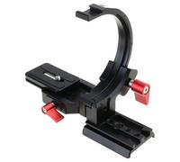 Supporto multifunzione per fotocamera semi-anelli Supporto per obiettivo in lega di alluminio Supporto per staffa rotante rapida verticale orizzontale