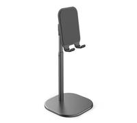 Supporto multifunzione per smartphone e tablet, stabile grazie alla base più pesante che garantisce affidabilità per tutto il giorno.
