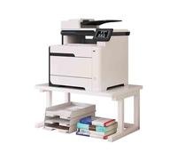 Supporto multifunzione per stampante - Espandibile scrivania per ufficio bianco stampante tavolo design salvaspazio per casa e ufficio soluzione di archiviazione regolabile