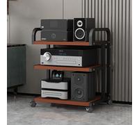 Supporto multimediale angolare, torre audio, console per centro intrattenimento, scaffali da gioco, armadietto multimediale, archiviazione per giradischi, scaffale AV, elegante armadio audio-visivo
