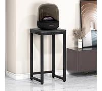 Supporto multimediale aperto, supporto multimediale AV, scaffale per stereo, armadietto nero per riporre i media, scaffale multifunzione aperto per casa/ufficio/teatro (L50 x L 40 x A 53 cm/19,6 x