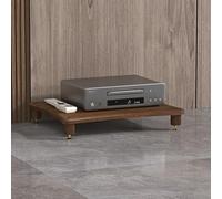 Supporto multimediale AV nero - Scaffale audiovisivo Armadio stereo Console di gioco Rack angolare Media Cabinet Audio Rack Torre Record Player Storage Modern Entertainment Center.