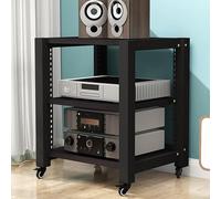 Supporto multimediale multifunzione regolabile - Rack audio HiFi a 2/3/4/5 livelli, armadio per DVD e giochi, scaffalatura video AV per home theater e sistema stereo