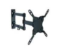 Supporto murale DELTACO per TV / schermo, 15-40, max 20kg, 3 conduit, nero