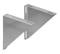 Supporto murale diam.130 acciaio inox sp. 2 mm Inox
