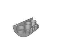 Supporto Muro Mandrini e Punte per Festool FastFix Centrotec Pannello 12mm 3D