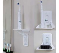 Supporto Muro Scaffale Di Outlet | Organizzatore Di Mensole Per La Parete Per Prese, Supporto Da Una Parete Pratico E Portatile Per L'organizzazione Della Cucina, Ideale Per Soggiorni, Uffici E Cucine