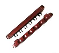 Supporto Muro Stecca Biliardo Compatto 365mm Supporto Muro Stecca(red) | 6 fessure precise, montaggio a parete veloce, naturale, ideale per stanze piccole, include 2 pezzi
