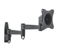 Techly Supporto a muro per TV LED LCD 13-30'' inclinabile 3 snodi nero (ICA-LCD 104BK)