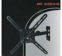 SUPPORTO MURO TV 2 SNODI NERO ANCHE PER TELEVISORI CURVED