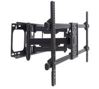 Manhattan 461290 Supporto TV a parete 2,29 m [90] Nero (TV & Monitor Mount, Wall, Full Motion, 1 screen, Screen Sizes: 37-75, Black, VESA 200x200 to 800x400mm, Max 75kg, LFD, Tilt & Swivel with 3 Piv