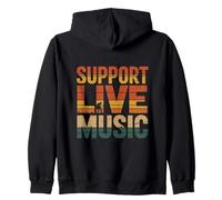 Supporto Musica dal vivo Banda locale Musica locale Supporto Musica dal vivo Felpa con Cappuccio