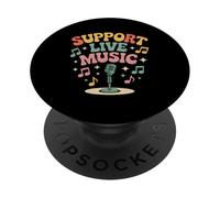 Supporto Musica dal vivo Banda locale Musica locale Supporto Musica dal vivo PopSockets PopGrip Adesivo